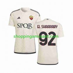 Maillot de Foot AS Rome El Shaarawy 92 Homme Extérieur 2023-2024 Manche Courte
