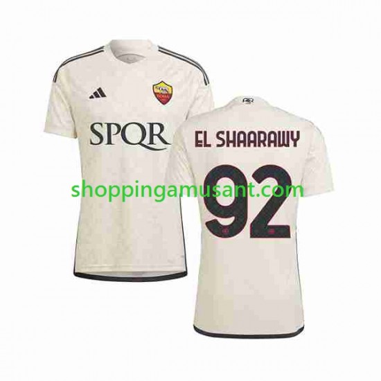 Maillot de Foot AS Rome El Shaarawy 92 Homme Extérieur 2023-2024 Manche Courte