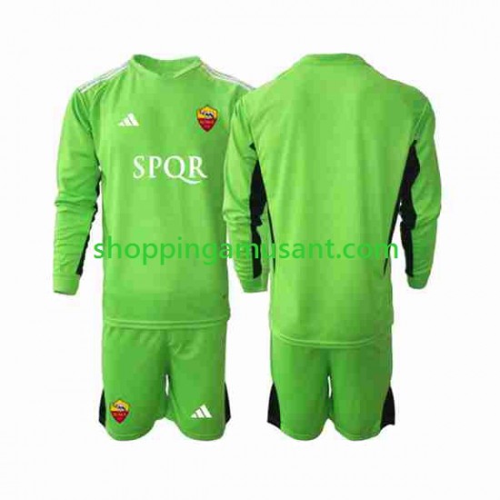 Maillot de Foot AS Rome Gardien Enfant Extérieur 2023-2024 Manche Longue
