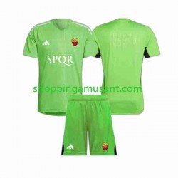 Maillot de Foot AS Rome Gardien Enfant Extérieur 2023-2024 Manche Courte