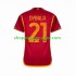Maillot de Foot AS Rome Paulo Dybala 21 Homme Domicile 2023-2024 Manche Courte