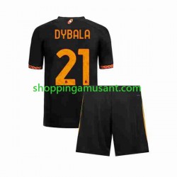 Maillot de Foot AS Rome Paulo Dybala 21 Enfant Neutre 2023-2024 Manche Courte