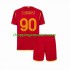 Maillot de Foot AS Rome Romelu Lukaku 90 Enfant Domicile 2023-2024 Manche Courte