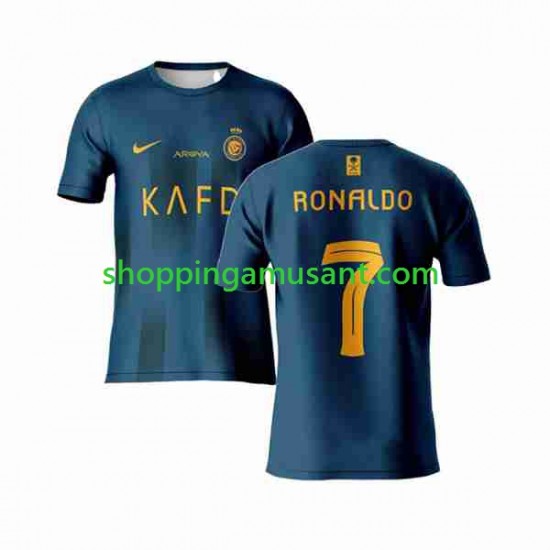 Maillot de Foot Al-Nassr Ronaldo 7 Homme Extérieur 2023-2024 Manche Courte