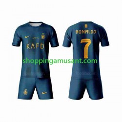 Maillot de Foot Al-Nassr Ronaldo 7 Enfant Extérieur 2023-2024 Manche Courte