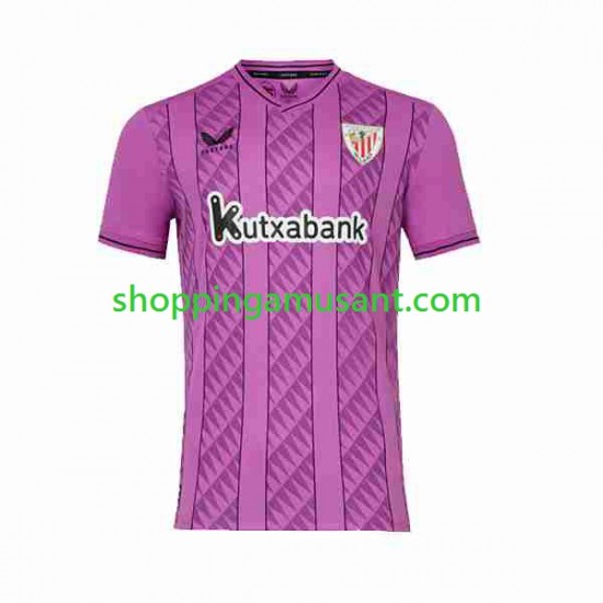 Maillot de Foot Athletic Bilbao Gardien Homme Extérieur 2023-2024 Manche Courte