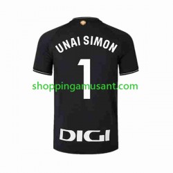 Maillot de Foot Athletic Bilbao UNAI SIMON 1 Gardien Homme Domicile 2023-2024 Manche Courte