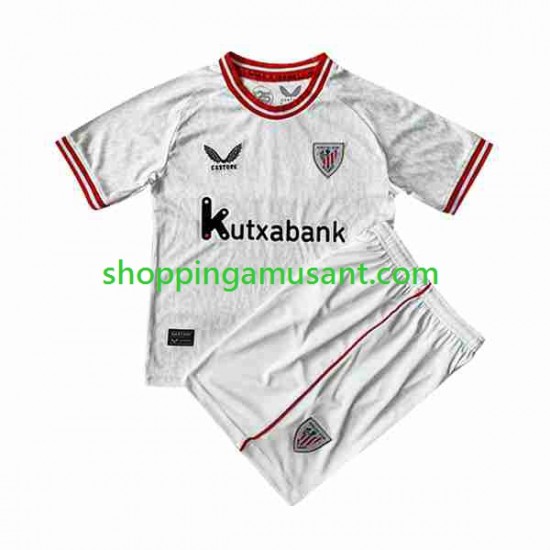 Maillot de Foot Athletic Bilbao Enfant Extérieur 2023-2024 Manche Courte
