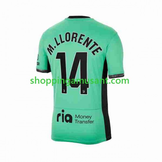 Maillot de Foot Atlético Madrid 2 Marcos Llorente 14 Homme Neutre 2023-2024 Manche Courte