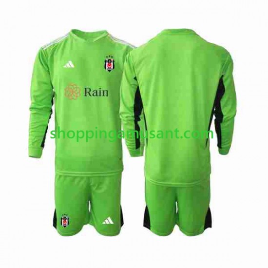 Maillot de Foot Besiktas Gardien Enfant Extérieur 2023-2024 Manche Longue