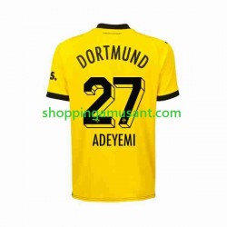 Maillot de Foot Borussia Dortmund Karim Adeyemi 27 Homme Domicile 2023-2024 Manche Courte