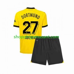 Maillot de Foot Borussia Dortmund Karim Adeyemi 27 Enfant Domicile 2023-2024 Manche Courte