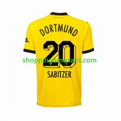 Maillot de Foot Borussia Dortmund Marcel Sabitzer 20 Homme Domicile 2023-2024 Manche Courte