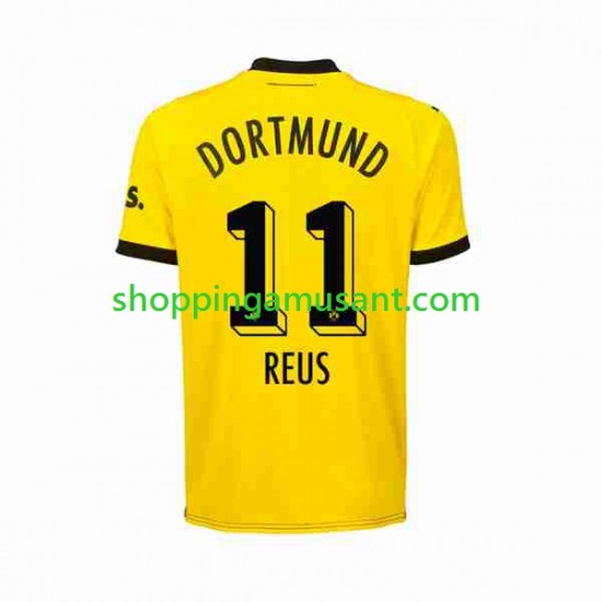 Maillot de Foot Borussia Dortmund Marco Reus 11 Homme Domicile 2023-2024 Manche Courte