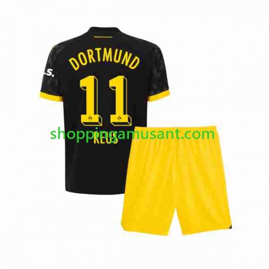 Maillot de Foot Borussia Dortmund Marco Reus 11 Enfant Extérieur 2023-2024 Manche Courte