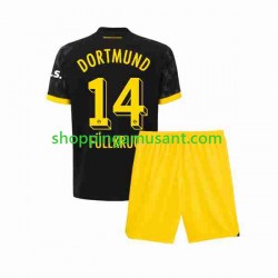 Maillot de Foot Borussia Dortmund Niclas Fullkrug 14 Enfant Extérieur 2023-2024 Manche Courte