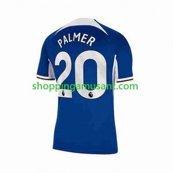Maillot de Foot Chelsea Cole Palmer 20 Homme Domicile 2023-2024 Manche Courte
