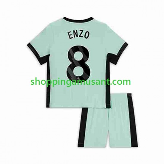 Maillot de Foot Chelsea Enzo Fernandez 8 Enfant Neutre 2023-2024 Manche Courte