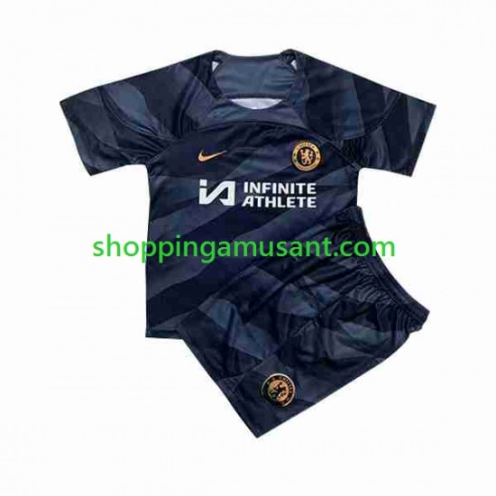 Maillot de Foot Chelsea Gardien Enfant Domicile 2023-2024 Manche Courte
