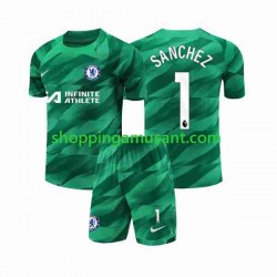 Maillot de Foot Chelsea Robert Sanchez 1 Gardien Enfant Neutre 2023-2024 Manche Courte