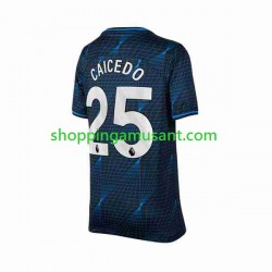 Maillot de Foot Chelsea Moises Caicedo 25 Homme Extérieur 2023-2024 Manche Courte