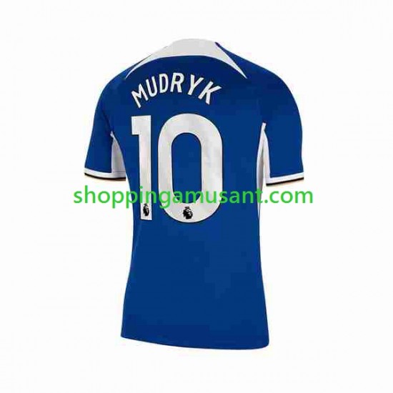Maillot de Foot Chelsea Mykhaylo Mudryk 10 Homme Domicile 2023-2024 Manche Courte