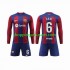Maillot de Foot FC Barcelone GAVI 6 Enfant Domicile 2023-2024 Manche Longue