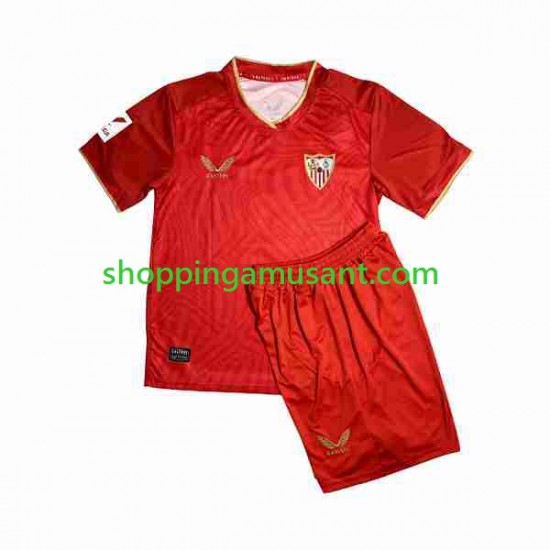 Maillot de Foot Séville FC Sergio Ramos 4 Enfant Extérieur 2023-2024 Manche Courte