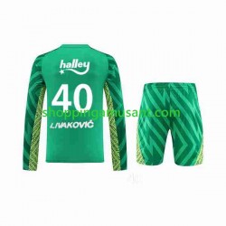 Fenerbahce Livakovic 40 Footbal Kit Gardien Domicile 2023-2024 Manche Longue