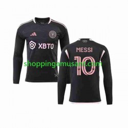 Maillot de Foot InterMiami Lionel Messi 10 Homme Extérieur 2023-2024 Manche Longue
