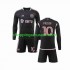 Maillot de Foot InterMiami Lionel Messi 10 Enfant Extérieur 2023-2024 Manche Longue