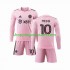 Maillot de Foot InterMiami Lionel Messi 10 Enfant Domicile 2023-2024 Manche Longue