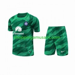 Maillot de Foot Inter Milan Gardien Enfant Extérieur 2023-2024 Manche Courte