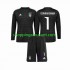Maillot de Foot Italie Donnarumma 1 Gardien Enfant Extérieur 2023 Manche Longue