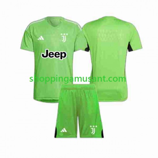 Maillot de Foot Juventus Gardien Enfant Neutre 2023-2024 Manche Courte