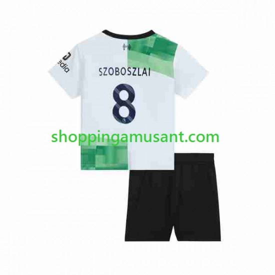 Maillot de Foot Liverpool Dominik Szoboszlai 8 Enfant Extérieur 2023 Manche Courte
