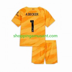 Maillot de Foot Liverpool A.Becker 1 Gardien Enfant Neutre 2023-2024 Manche Courte