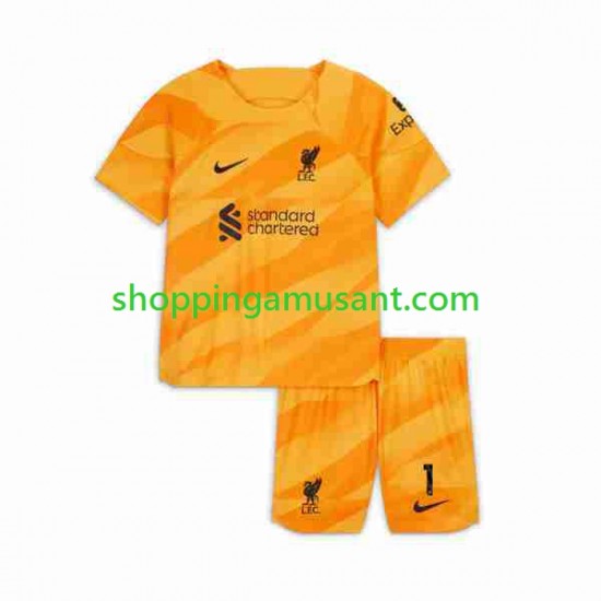 Maillot de Foot Liverpool A.Becker 1 Gardien Enfant Neutre 2023-2024 Manche Courte