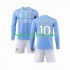 Maillot de Foot Manchester City Grealish 10 Enfant Domicile 2023-2024 Manche Longue