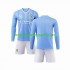 Maillot de Foot Manchester City Enfant Domicile 2023-2024 Manche Longue