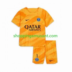 Maillot de Foot Paris Saint-Germain K.NAVAS 1 Gardien Enfant Extérieur 2023-2024 Manche Courte