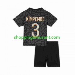 Maillot de Foot Paris Saint-Germain Kimpembe 3 Enfant Neutre 2023-2024 Manche Courte