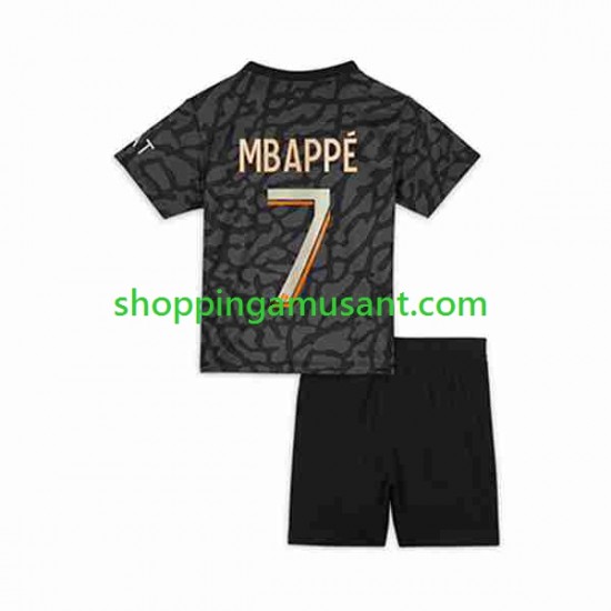 Maillot de Foot Paris Saint-Germain Mbappé Kylian 7 Enfant Neutre 2023-2024 Manche Courte