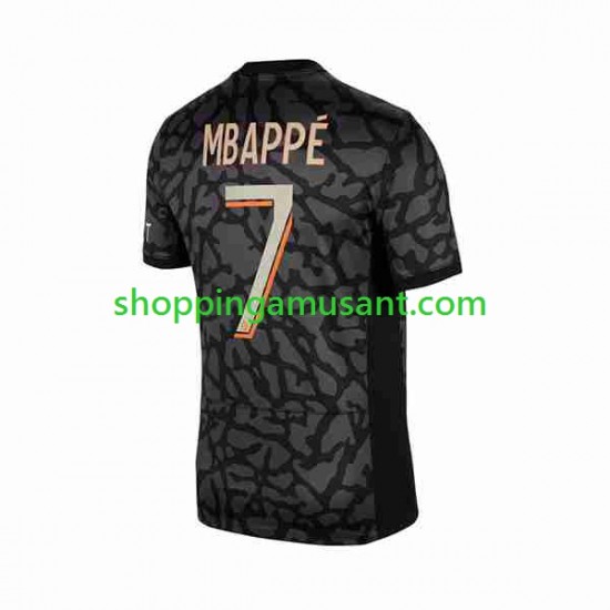 Maillot de Foot Paris Saint-Germain Mbappé Kylian 7 Homme Neutre 2023-2024 Manche Courte