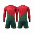 Maillot de Foot Portugal Enfant Domicile Coupe du Monde 2022 Manche Longue