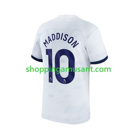 Maillot de Foot Tottenham Hotspur James Maddison 10 Homme Domicile 2023-2024 Manche Courte