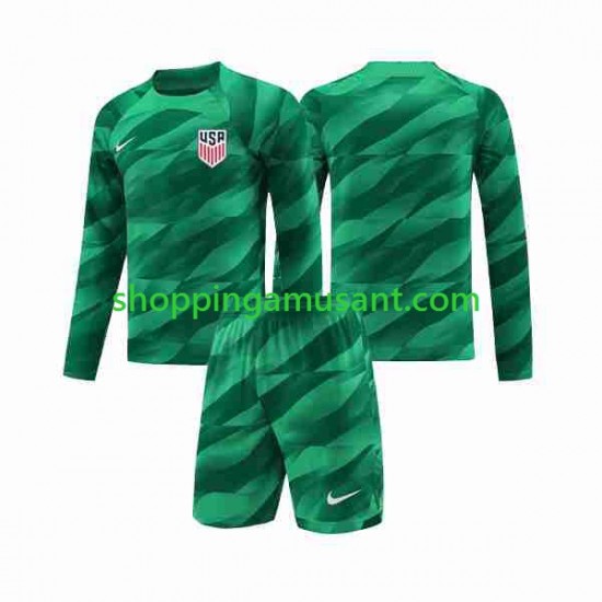 Maillot de Foot États-Unis Gardien Enfant Domicile 2023-2024 Manche Longue