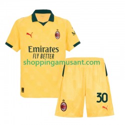 Maillot de Foot AC Milan Ardon Jashari 30 Enfant Neutre 2025-2026 Manche Courte