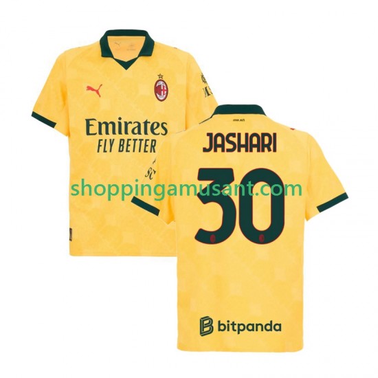 Maillot de Foot AC Milan Ardon Jashari 30 Homme Neutre 2025-2026 Manche Courte