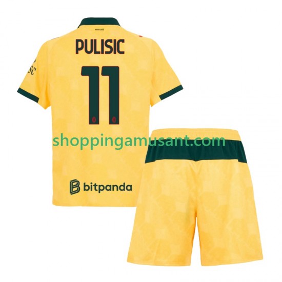 Maillot de Foot AC Milan Christian Pulisic 11 Enfant Neutre 2025-2026 Manche Courte